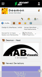 Mobile Screenshot of d-e-a-m-o-n.deviantart.com