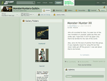 Tablet Screenshot of monsterhunters-guild.deviantart.com
