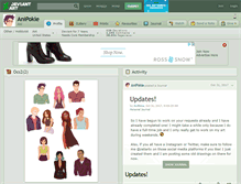 Tablet Screenshot of anipokie.deviantart.com