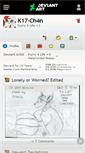 Mobile Screenshot of k17-ch4n.deviantart.com