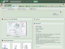 Tablet Screenshot of k17-ch4n.deviantart.com