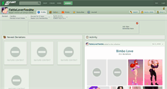 Desktop Screenshot of fattieloverfeedme.deviantart.com