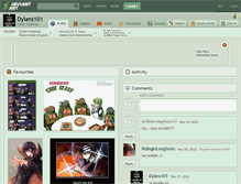 Tablet Screenshot of dylans101.deviantart.com