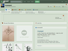 Tablet Screenshot of mspepper.deviantart.com