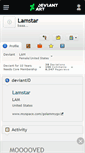 Mobile Screenshot of lamstar.deviantart.com