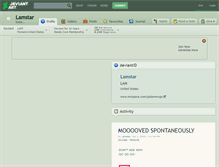 Tablet Screenshot of lamstar.deviantart.com