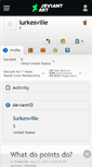 Mobile Screenshot of lurkesville.deviantart.com