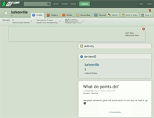 Tablet Screenshot of lurkesville.deviantart.com