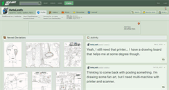 Desktop Screenshot of metaleath.deviantart.com