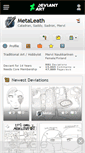 Mobile Screenshot of metaleath.deviantart.com