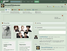 Tablet Screenshot of bewareoftofumonster.deviantart.com