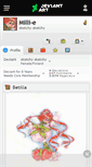 Mobile Screenshot of milli-e.deviantart.com