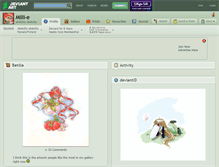 Tablet Screenshot of milli-e.deviantart.com