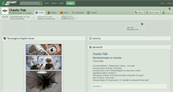 Desktop Screenshot of chaotic-tide.deviantart.com