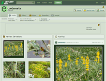 Tablet Screenshot of condamarta.deviantart.com