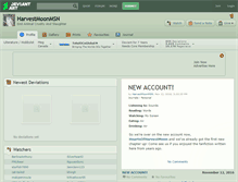 Tablet Screenshot of harvestmoonmsn.deviantart.com