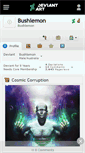 Mobile Screenshot of bushlemon.deviantart.com