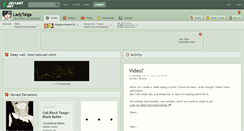 Desktop Screenshot of ladytaiga.deviantart.com