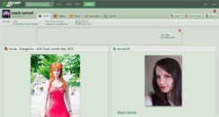 Desktop Screenshot of black-sonnet.deviantart.com