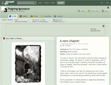 Tablet Screenshot of feigning-ignorance.deviantart.com