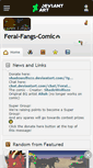 Mobile Screenshot of feral-fangs-comic.deviantart.com