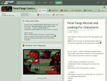 Tablet Screenshot of feral-fangs-comic.deviantart.com