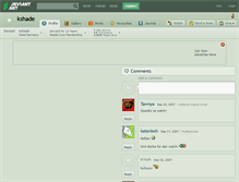 Tablet Screenshot of kshade.deviantart.com