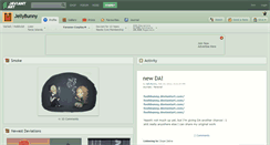 Desktop Screenshot of jellybunny.deviantart.com