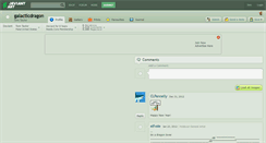 Desktop Screenshot of galacticdragon.deviantart.com