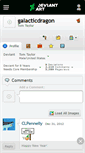 Mobile Screenshot of galacticdragon.deviantart.com