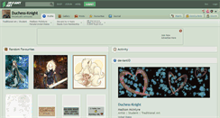 Desktop Screenshot of duchess-knight.deviantart.com