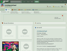 Tablet Screenshot of christianmichael.deviantart.com