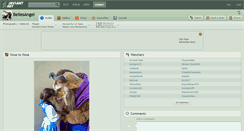 Desktop Screenshot of bellesangel.deviantart.com