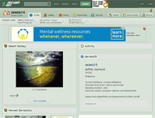 Tablet Screenshot of aeaea14.deviantart.com