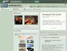 Tablet Screenshot of lazybackgrounds.deviantart.com