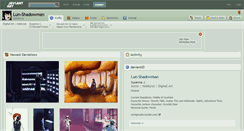 Desktop Screenshot of lun-shadowman.deviantart.com