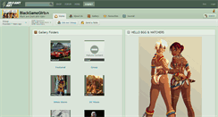 Desktop Screenshot of blackgamegirls.deviantart.com