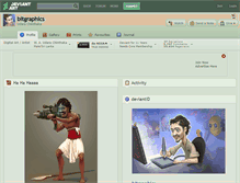 Tablet Screenshot of bitgraphics.deviantart.com