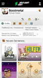 Mobile Screenshot of boostmetal.deviantart.com