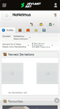 Mobile Screenshot of noneimus.deviantart.com