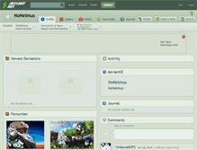 Tablet Screenshot of noneimus.deviantart.com