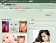Tablet Screenshot of fernandophoto.deviantart.com