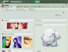 Tablet Screenshot of mlgf.deviantart.com