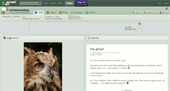 Desktop Screenshot of minkeymonkey.deviantart.com