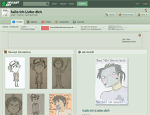 Tablet Screenshot of hallo-ich-liebe-dich.deviantart.com