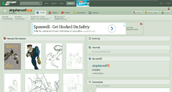 Desktop Screenshot of airguitarwolf.deviantart.com