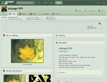 Tablet Screenshot of ladysage1999.deviantart.com