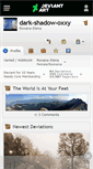 Mobile Screenshot of dark-shadow-oxxy.deviantart.com