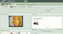 Desktop Screenshot of billie-piper-fans.deviantart.com