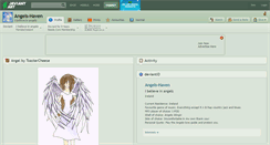 Desktop Screenshot of angels-haven.deviantart.com